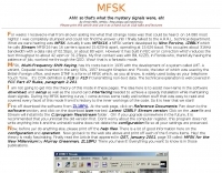 WM2U's MFSK Page