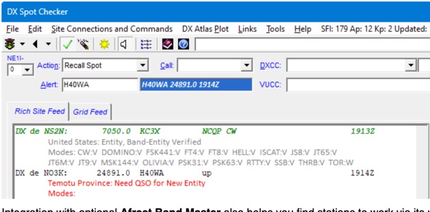 DXtreme Station Log image
