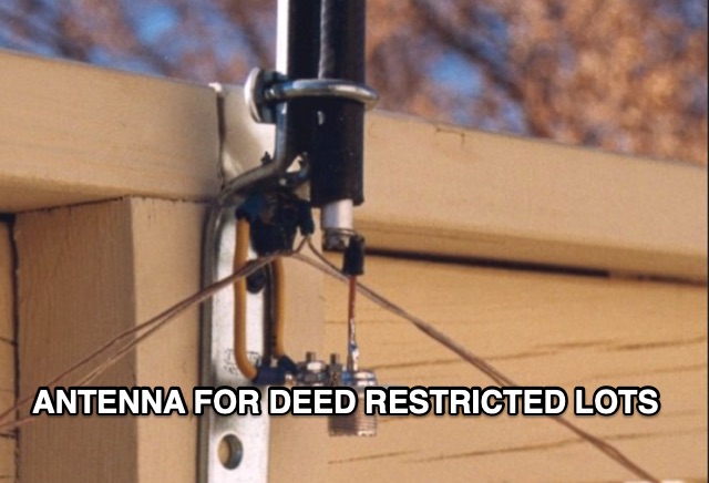 Antenna for deed restricted lots