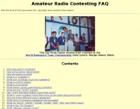 Amateur Radio Contesting FAQ
