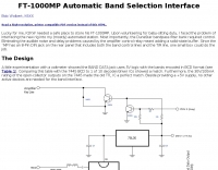 DXZone FT-1000MP Band Select Output and Amp Keying Interface