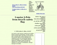 Bicycling  J-Pole 2-meter antenna