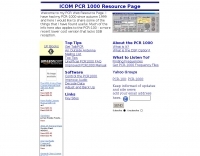 DXZone iCOM PCR 1000 Web Resource Page