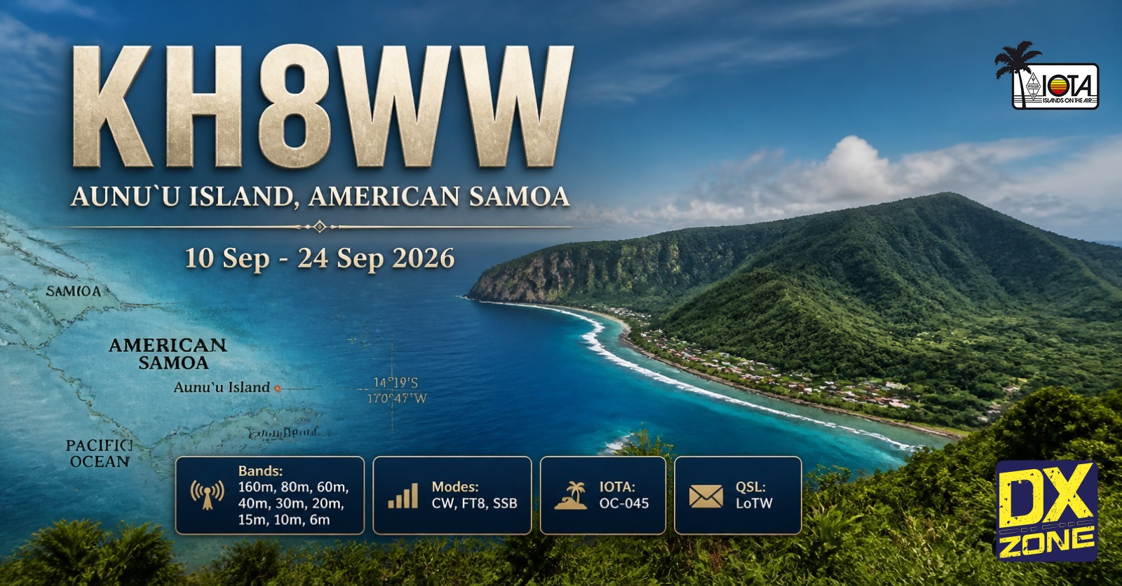 KH8WW — American Samoa DXpedition