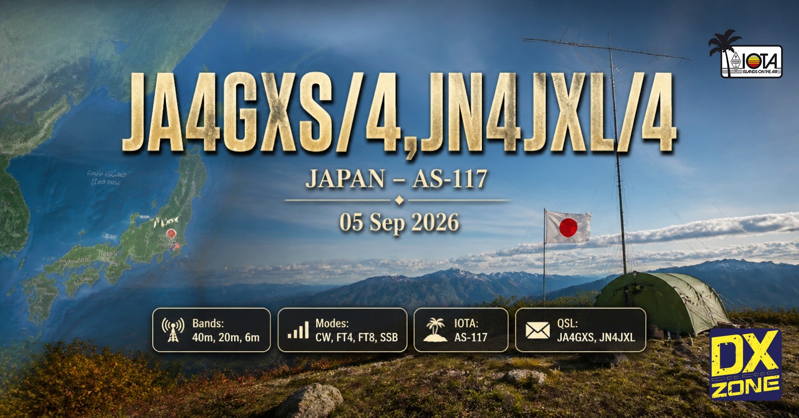 JA4GXS/4 Kasado Island