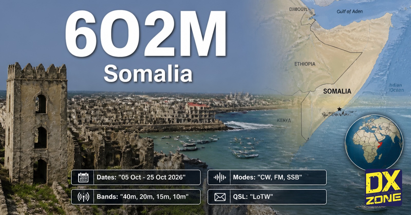 6O2M — Somalia DXpedition