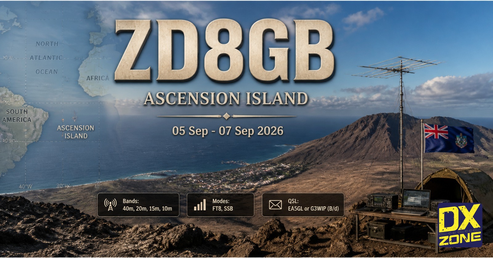 ZD8GB — Ascension Island DXpedition