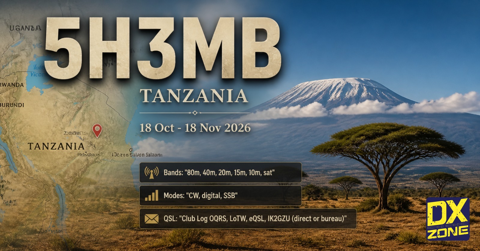 5H3MB Tanzania