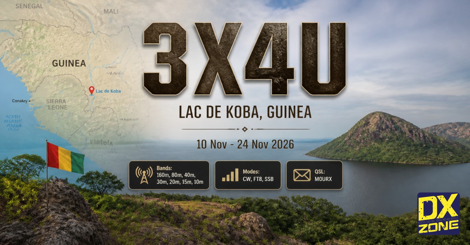 3X4U — Guinea DXpedition