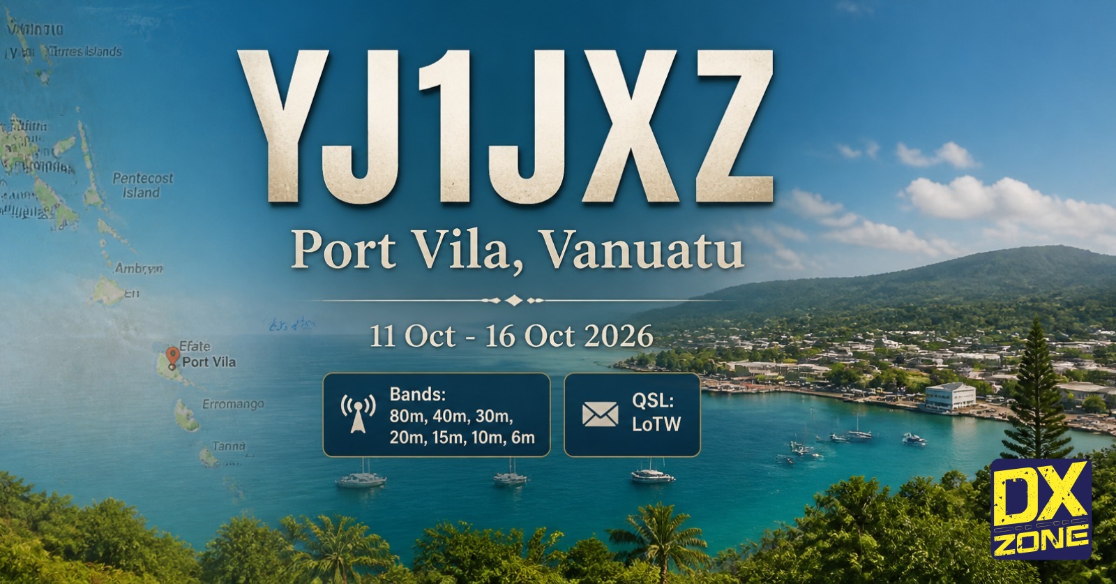 YJ1JXZ — Vanuatu DXpedition