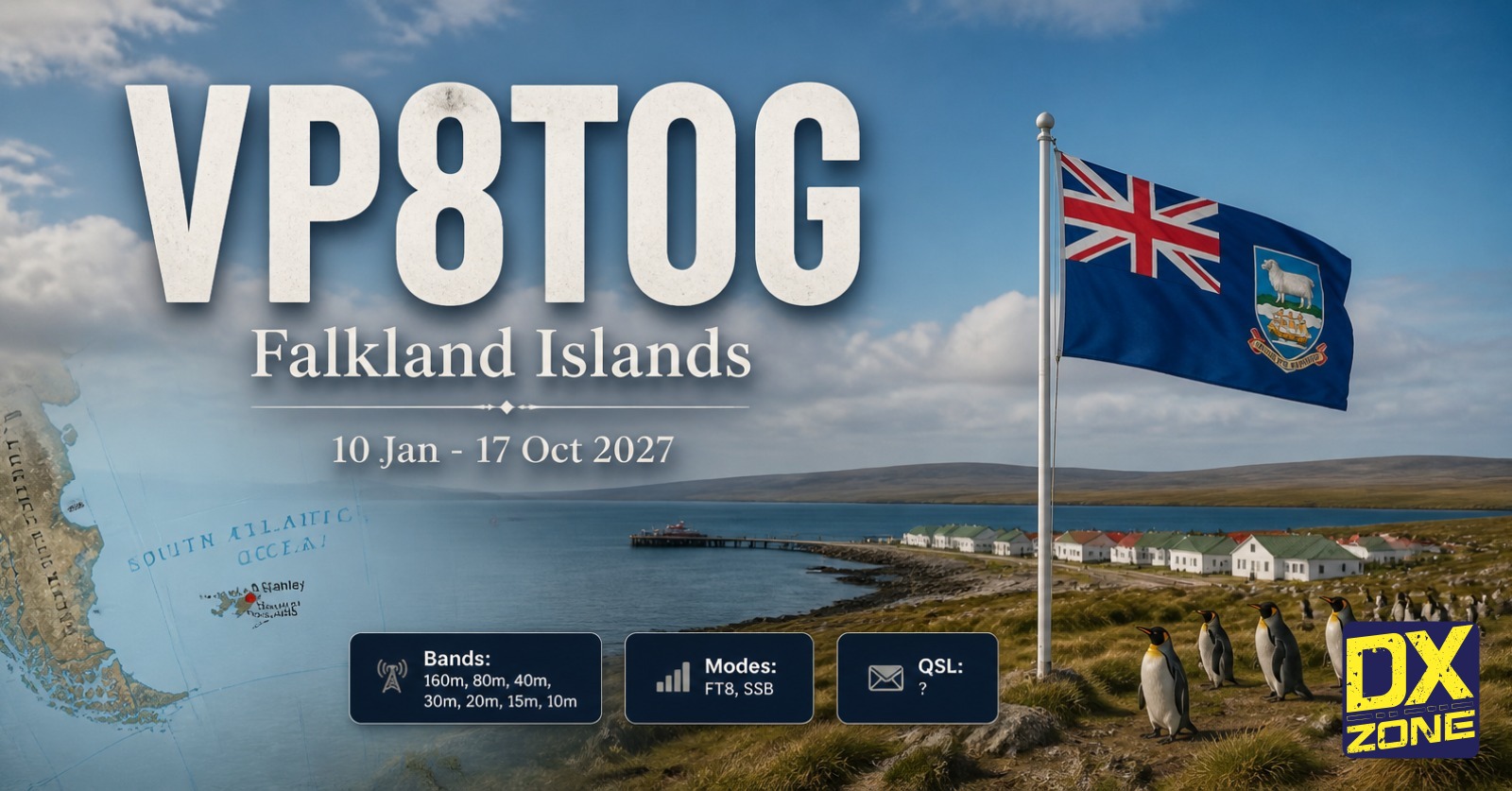 VP8TOG Falkland Islands