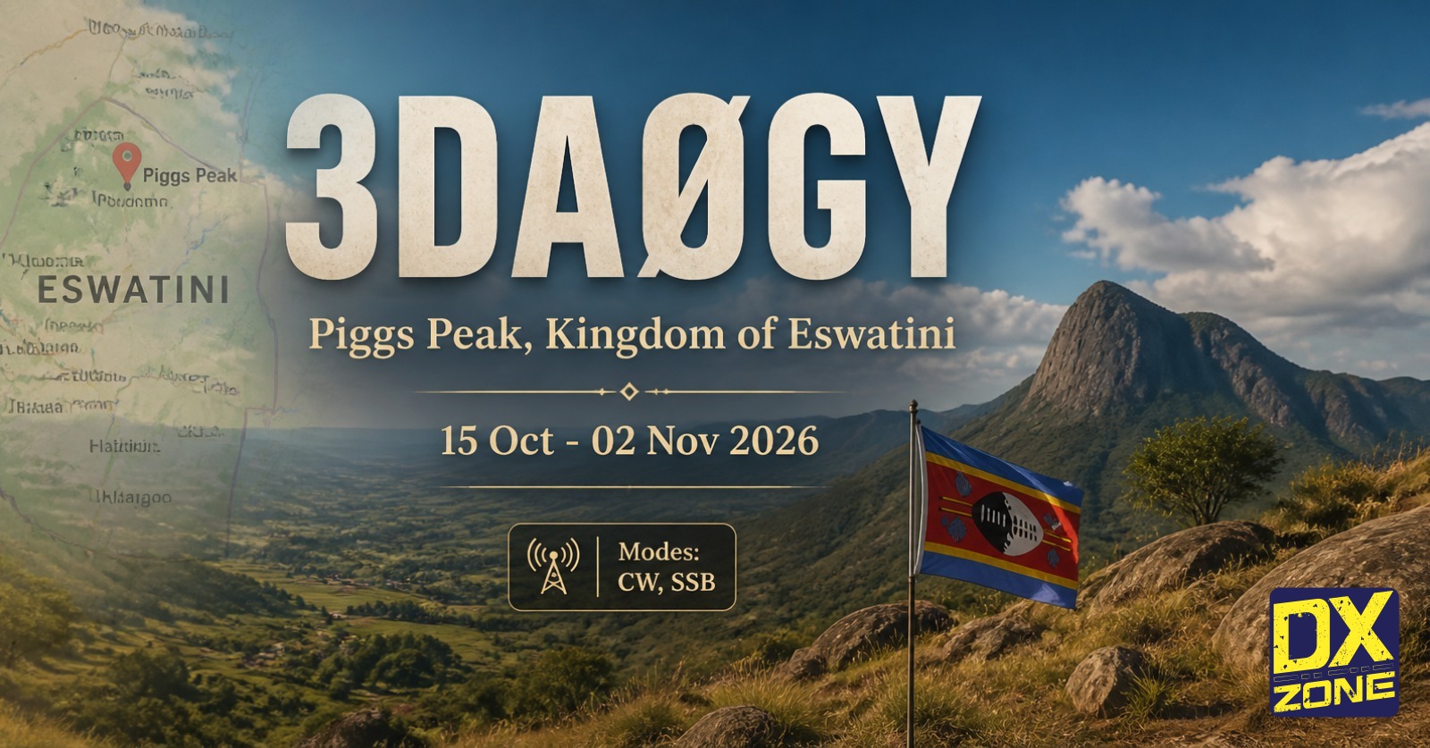 3DA0GY — Kingdom of Eswatini DXpedition
