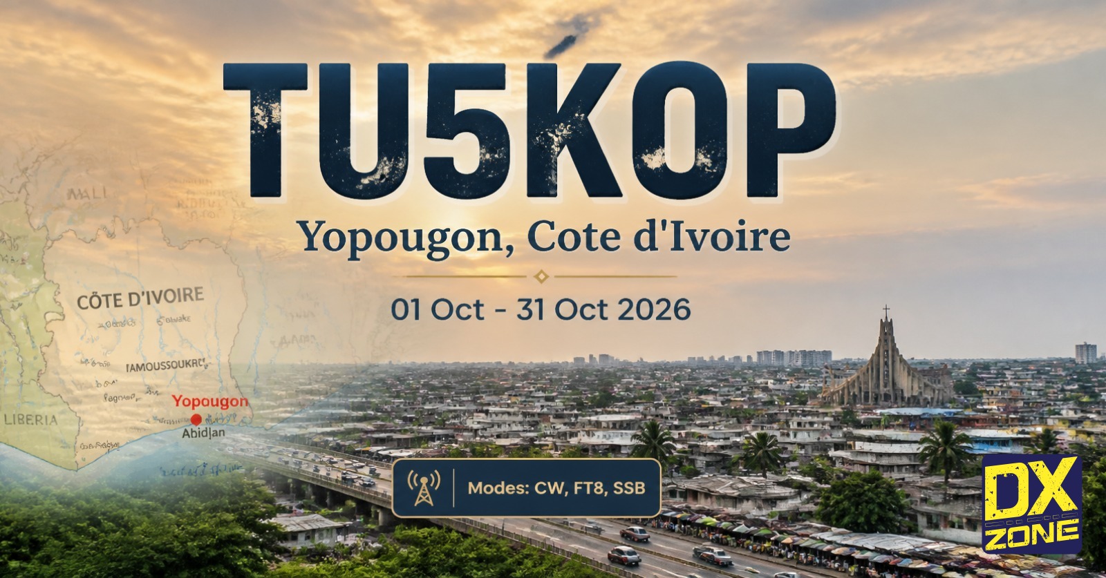 TU5KOP — Cote d'Ivoire DXpedition