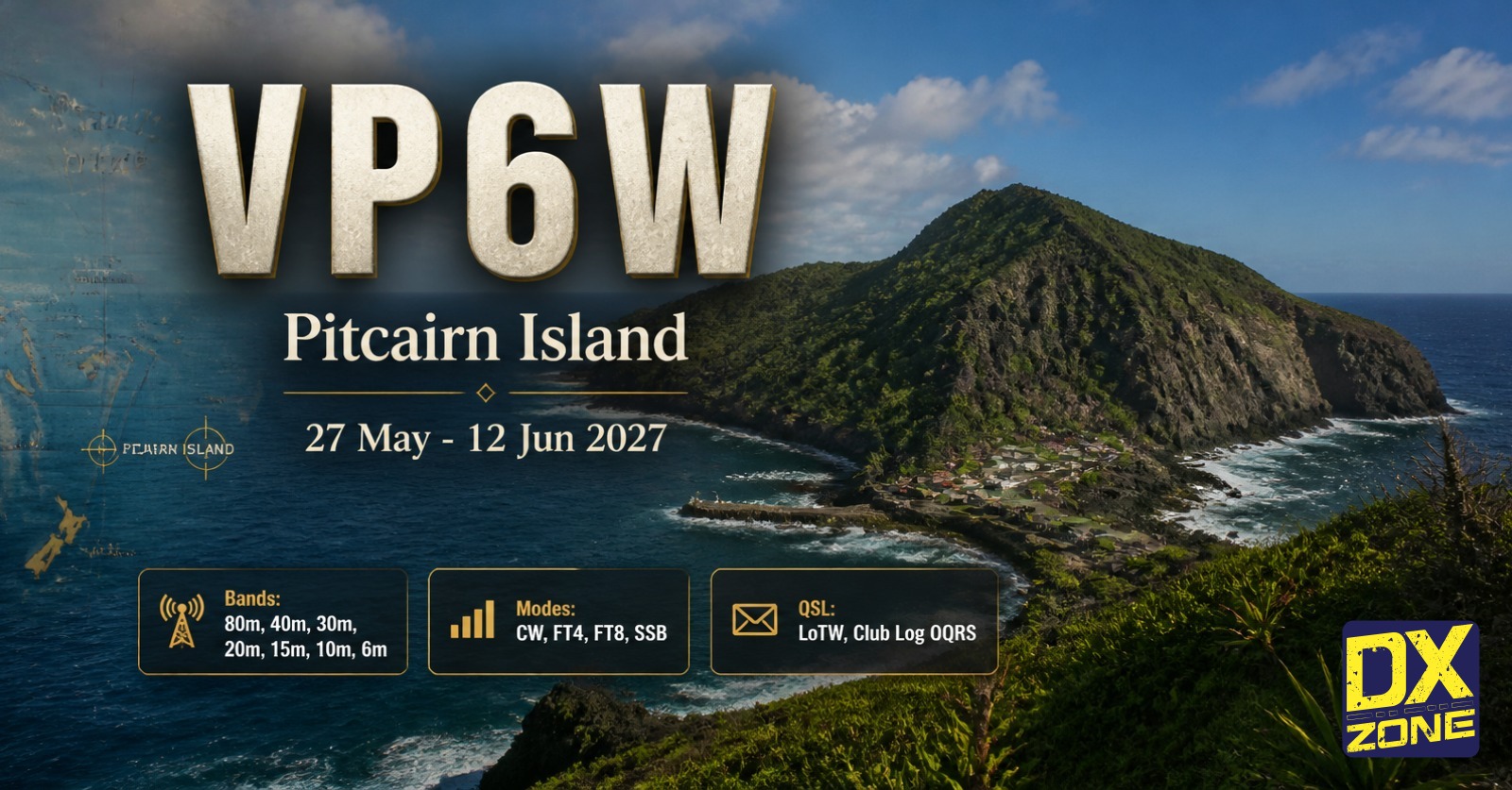 VP6W — Pitcairn Island DXpedition