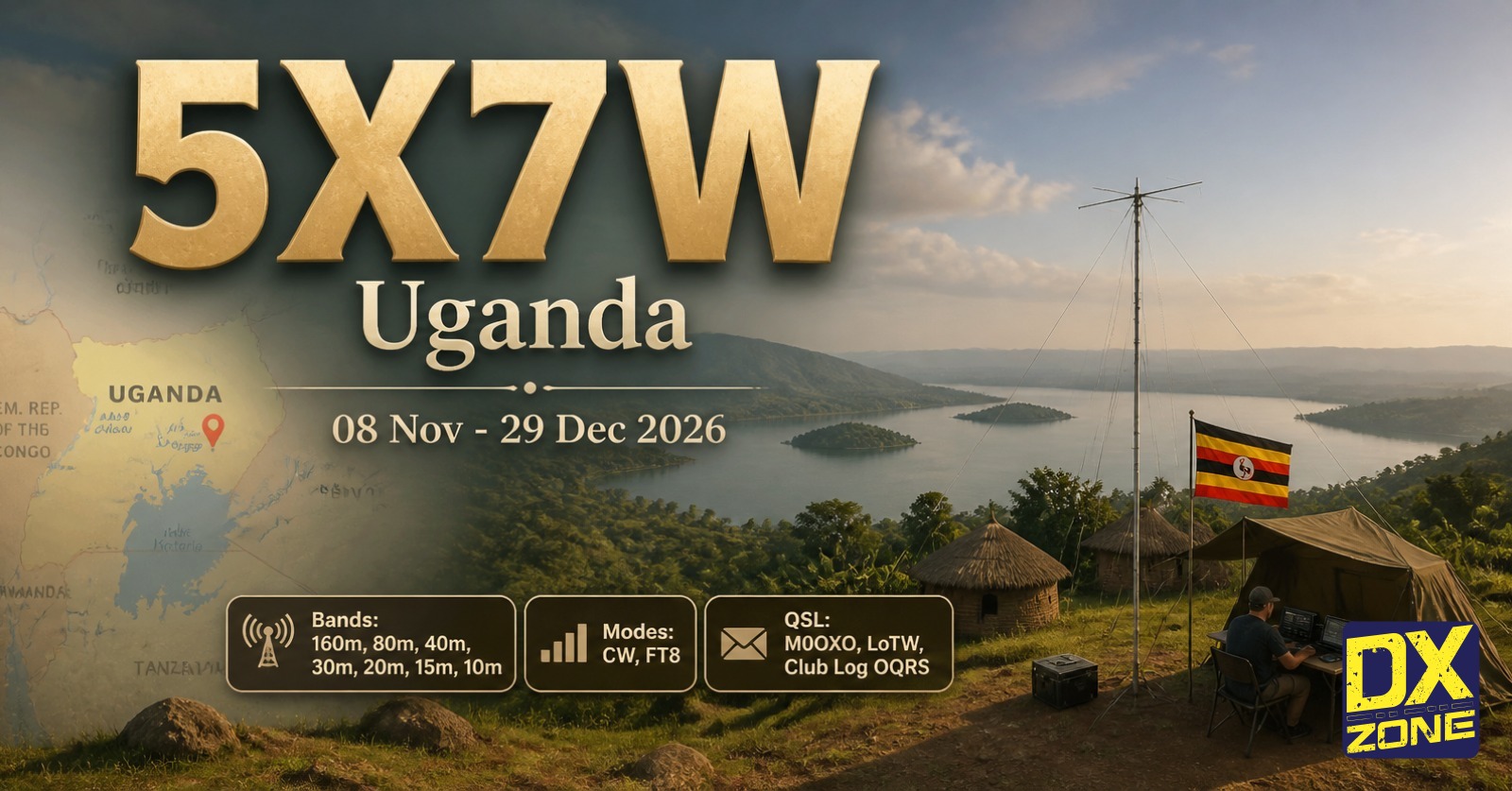 5X7W — Uganda DXpedition
