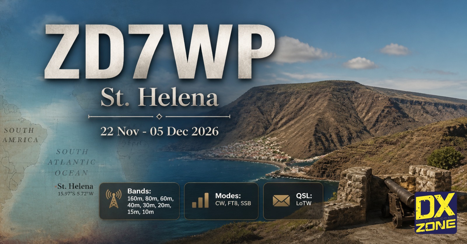 ZD7WP — St. Helena DXpedition