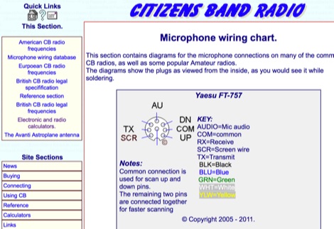 Microphone Wiring Diagrams : resource detail bearcat cb radio microphone wiring diagram 