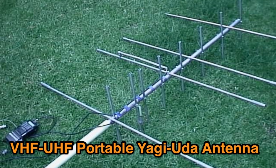 VHFUHF Portable YagiUda Antenna