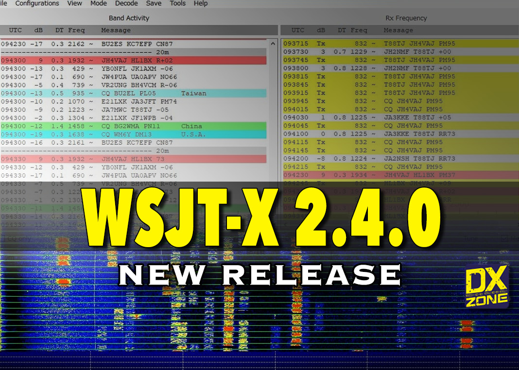 WSJT X 2 4 0 New Version Available To Download WSJT X 2 4 0 New Version Available To Download
