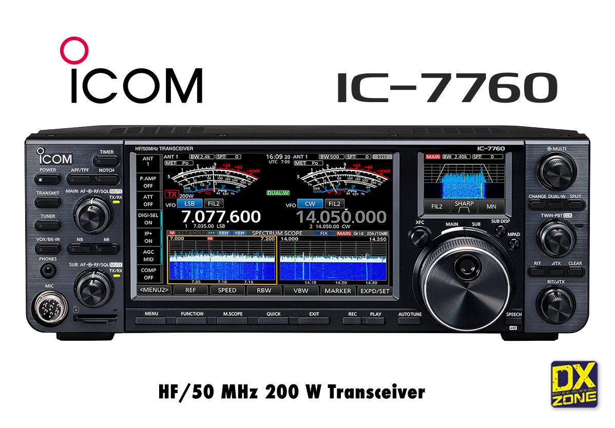 ICOM IC-7760 HF/50MHz 200W Transceiver