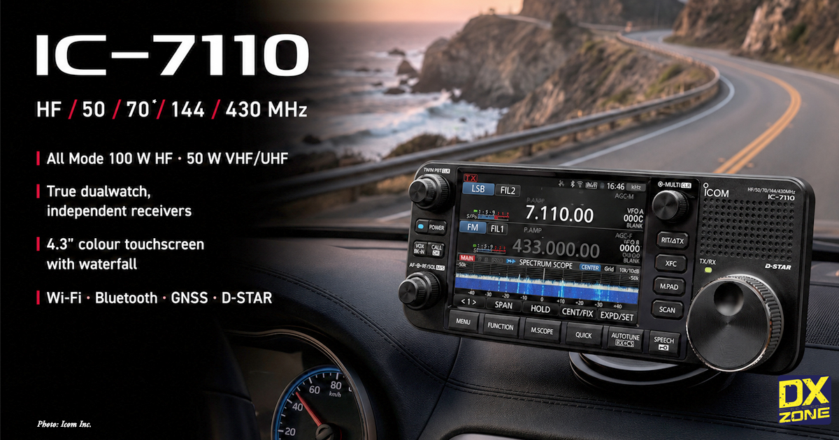 Icom IC-7110: Specifications and Photos — X-026 Revealed
