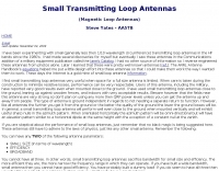 Small Loop Antennas by AA5TB