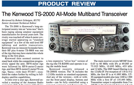 QST : Kenwood TS-2000 review