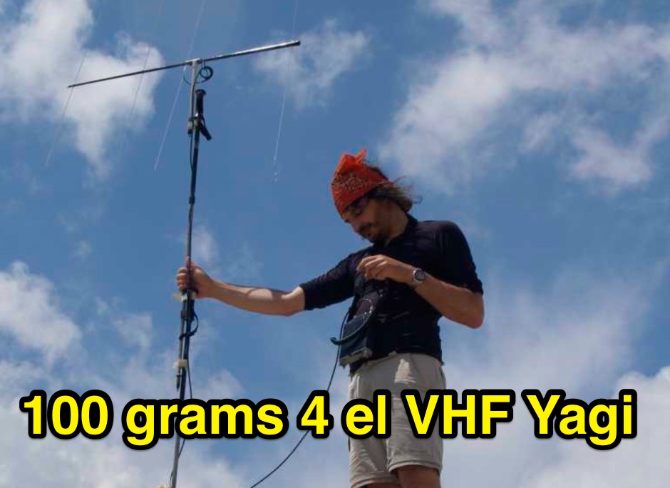 100 grams VHF yagi