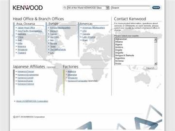 Kenwood Software download page