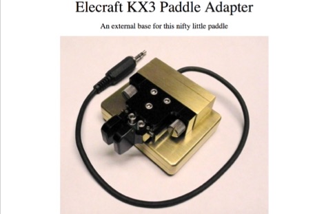 Elecraft KX3 Paddle Adapter