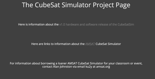 The CubeSat Simulator