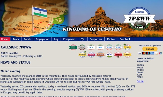 7P8WW Lesotho