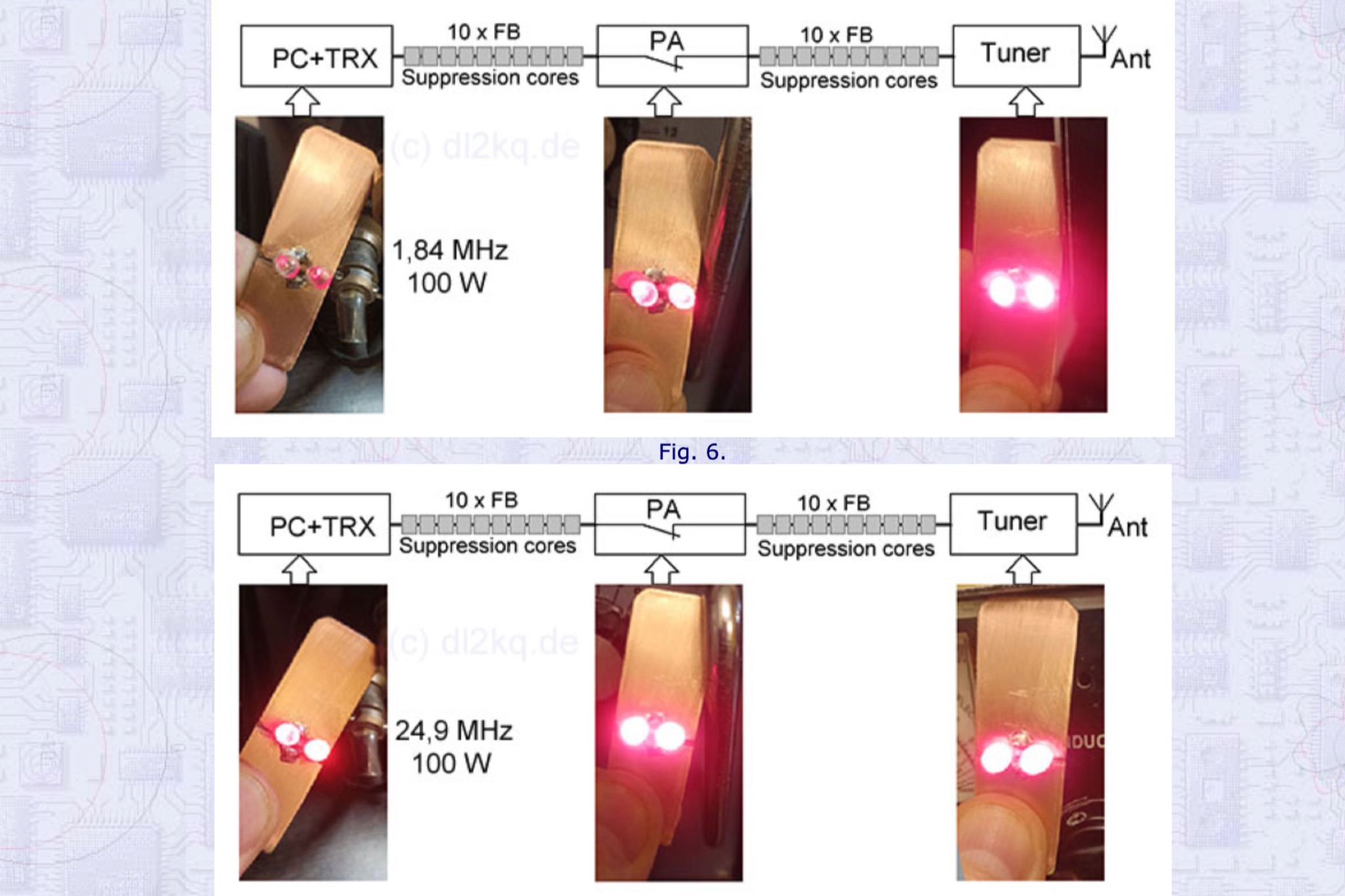 LED RF V-Probe for Radio Amateurs