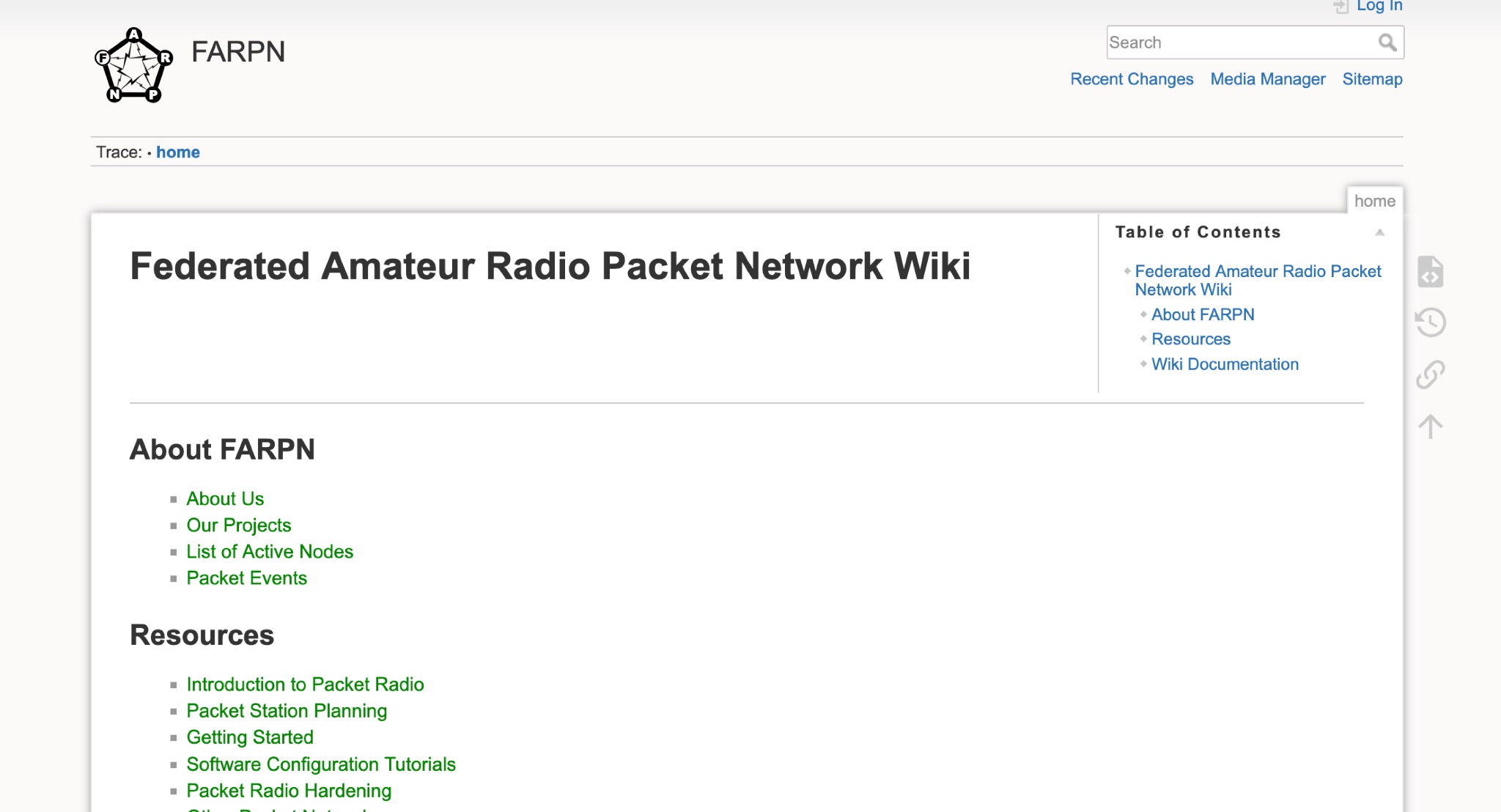 FARPN Federated Amateur Radio Packet Network