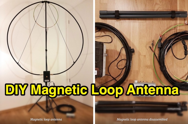 DIY Magnetic Loop Antenna Tutorial with Remote Tuning System