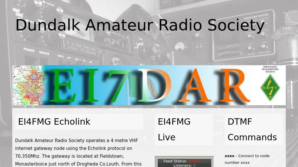 EI4FMG Echolink Gateway - Dundalk Amateur Radio Society
