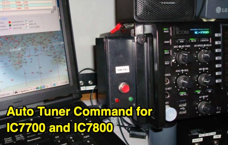 Remote Tuner Command for Icom IC7700 and IC7800