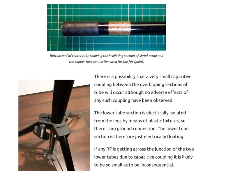 DIY Simple Low Profile Multiband POTA Antenna