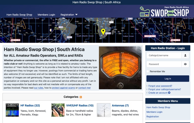 Ham Radio Swop Shop South Africa - Free Classifieds