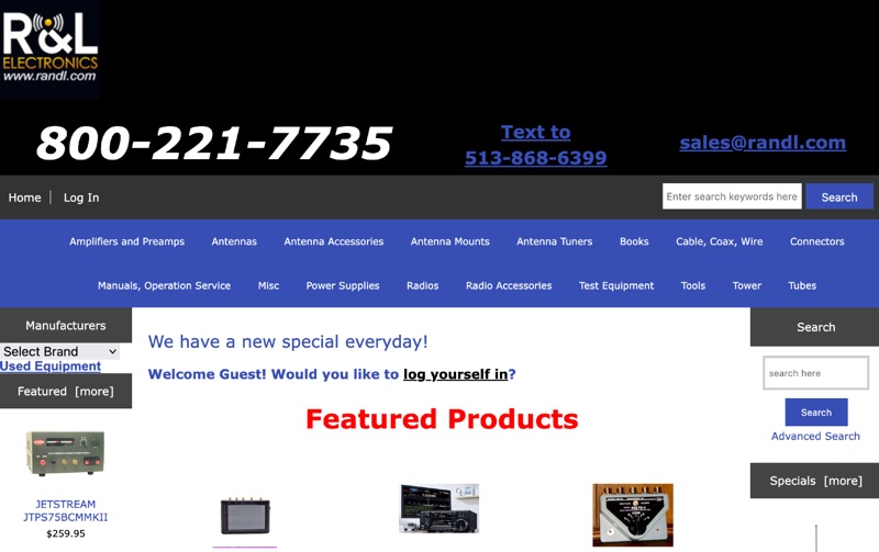 R&L Electronics: Amateur Radio Store for Equipment and Accessories